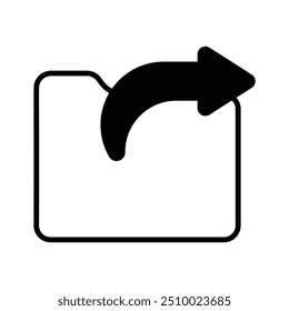 Shortcut app icon design isolated on white background