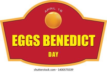 Shortcut for April event Eggs Benedict Day