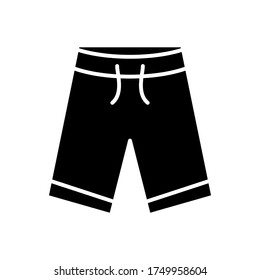 Shorts, beach,summer, vacation icon with glyph style for your web design, logo, UI. illustration