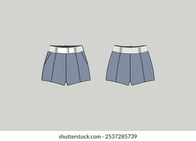 "shorts" porque eles são uma versão encurtada de calças, que cobrem toda a perna, mas não o pé. 