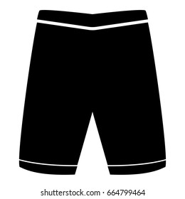 Shorts black icon .