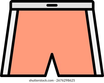 Shorts Boxer Vector Icon Illustration
