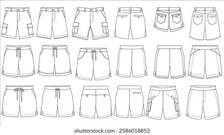 Shorts and Cargo Pants Sketch