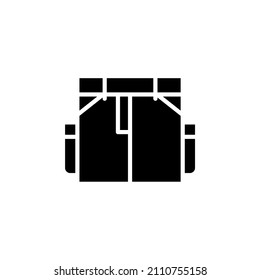 Shorts, Casual, Pants Solid Icon Design Concept For Web And UI, Simple Icon For Your Project.