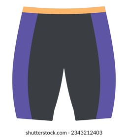 Shorts cycling equipment icon cartoon vector. Sport bike. Gear bicycle