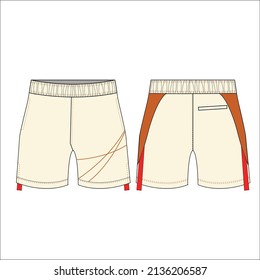 Shorts design color vector template