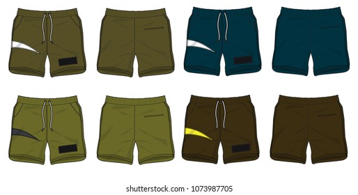 shorts design vector