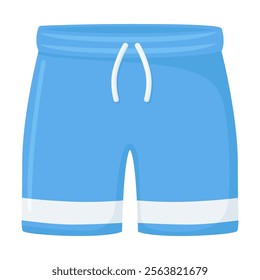 Shorts Emoji Icon Illustration. Sport Wear Vector Symbol Emoticon Design Doodle Vector.