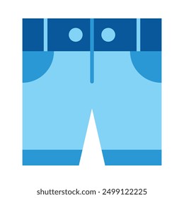 Shorts Flat Icon Design For Personal nad Commercial Use