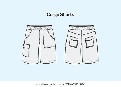 Shorts are a garment worn over the pelvic area, circling the waist and splitting to cover the upper part of the legs, sometimes extending down to the knees.