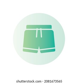 icono de degradado corto aislado en fondo blanco
