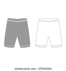 Shorts grey set  icon .