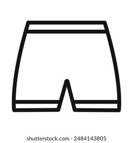 shorts icon black and white vector sign