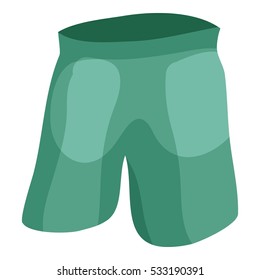 Shorts icon. Cartoon illustration of shorts vector icon for web