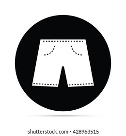 Shorts Icon Circle Icon