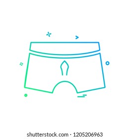 Shorts icon design vector