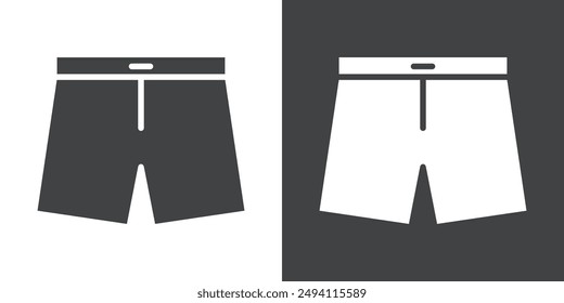 Conjunto plano en Vector de contorno de color blanco y negro