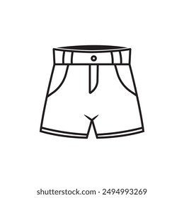 shorts icono ilustración elemento diseño