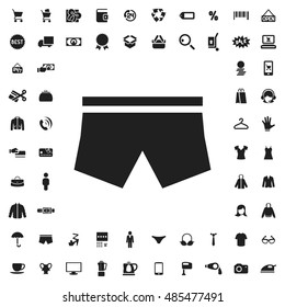 Shorts icon illustration isolated vector sign symbol