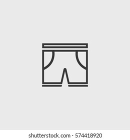 Shorts  icon illustration isolated vector sign symbol
