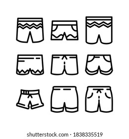 shorts icon or logo isolated sign symbol vector illustration - Collection of high quality black style vector icons
