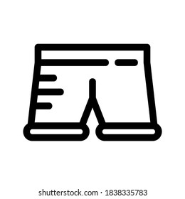 shorts icon or logo isolated sign symbol vector illustration - high quality black style vector icons
