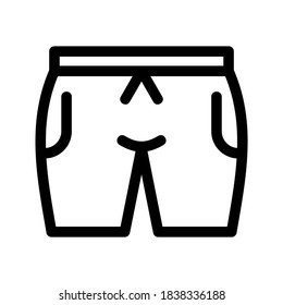 shorts icon or logo isolated sign symbol vector illustration - high quality black style vector icons
