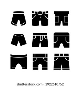 shorts icon or logo isolated sign symbol vector illustration - Collection of high quality black style vector icons
