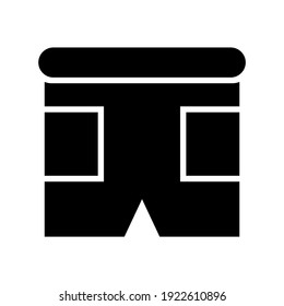 shorts icon or logo isolated sign symbol vector illustration - high quality black style vector icons

