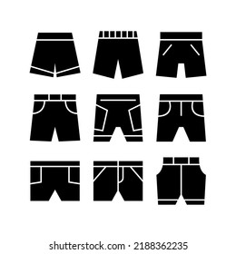 shorts icon or logo isolated sign symbol vector illustration - Collection of high quality black style vector icons
