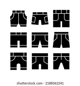 shorts icon or logo isolated sign symbol vector illustration - Collection of high quality black style vector icons
