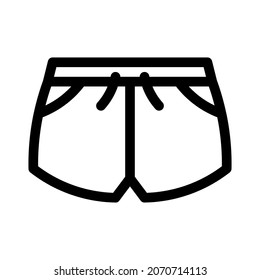Icono corto sobre fondo blanco. Signo de estilo lineal para concepto móvil y diseño web. Ilustración vectorial