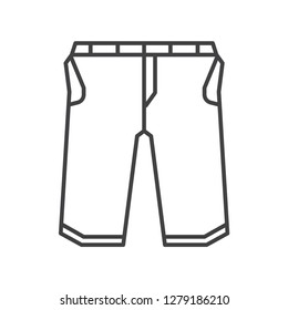 shorts icon outline