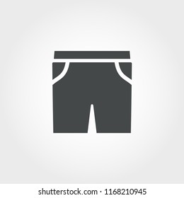 Shorts icon. Pixel perfect element. Premium Shorts icon design from clothes collection. For web, mobile, software, print.