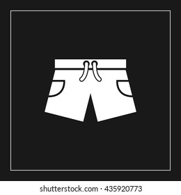 shorts icon. shorts sign