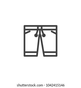 shorts icon vector