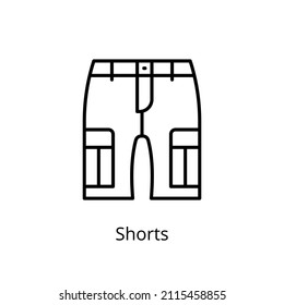 shorts icon in vector. Logotype