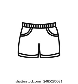 shorts icon vector set collection for web