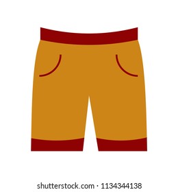 Shorts icon vector icon. Simple element illustration. Shorts symbol design. Can be used for web and mobile.