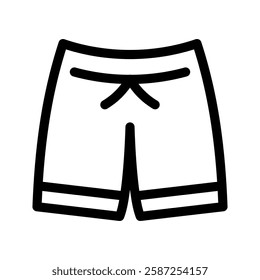 Shorts Icon Vector Symbol Design Illustration