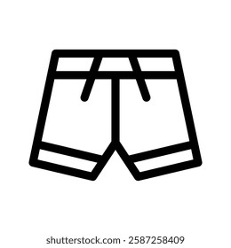 Shorts Icon Vector Symbol Design Illustration