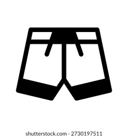 Shorts Icon Vector Symbol Design Illustration