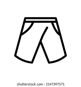 Shorts isolated icon design template
