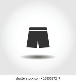 Shorts isolated vector icon. clothes design element