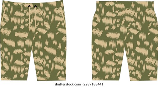 SHORTS MOCKUP TECHPACK FULLY CUSTOMIZABLE COLOR AND SIZE