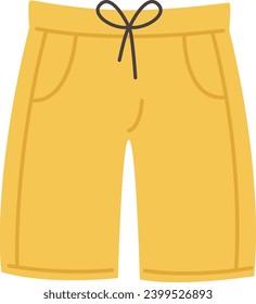 Shorts Summer Clothes Vector Illustration