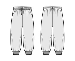 Unisex Sweat Shorts Technical Fashion Illustration Short Pants Fashion Flat  imagem vetorial de Lubava.gl@gmail.com© 597629112