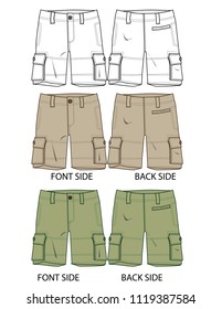 shorts vector design