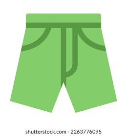 Shorts vector flat icon. Isolated shorts emoji illustration