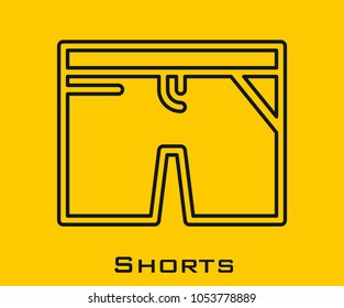 Shorts vector icon